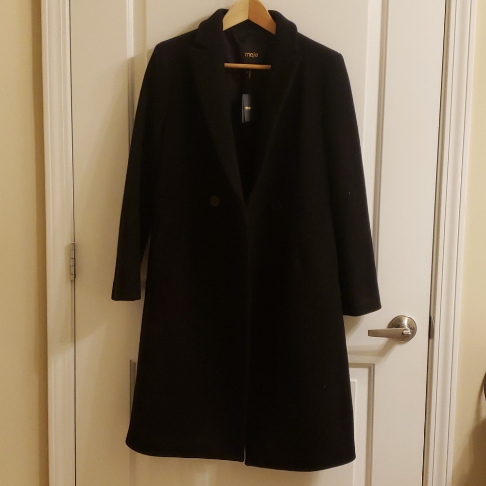 Brand new Maje wool coat